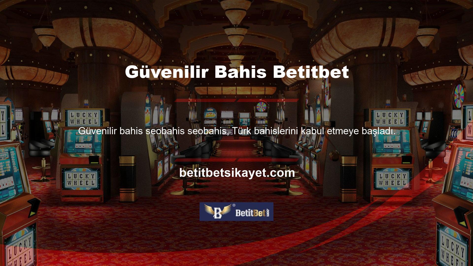 Yüksek kazanma oranı ve hızlı ödeme yöntemleri ile ünlü olan Betitbet, Türkiye'nin en popüler yasa dışı casino sitelerinden biridir