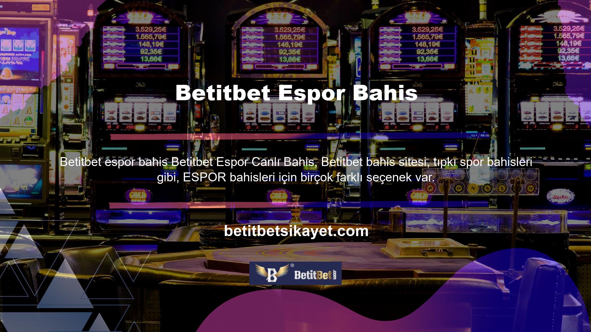 Canlı bahis, ESPOR kullanıcıları arasında popüler bir seçimdir ve en iyi bilinen alternatiflerden biridir