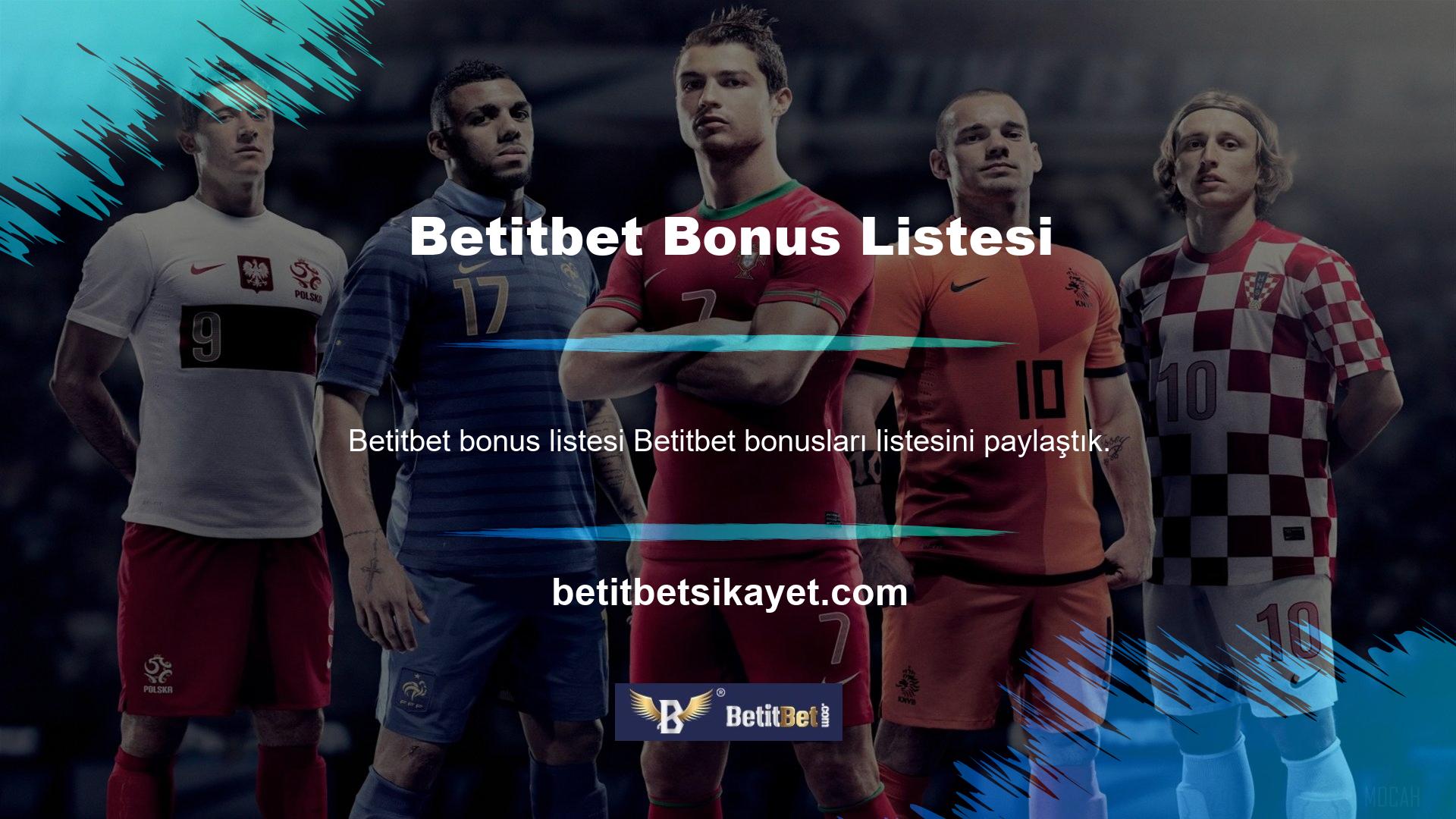 Tüm bu başlıklara bakarak, bu Betitbet web sitesinin ne kadar ilginç olduğunu görebilirsiniz