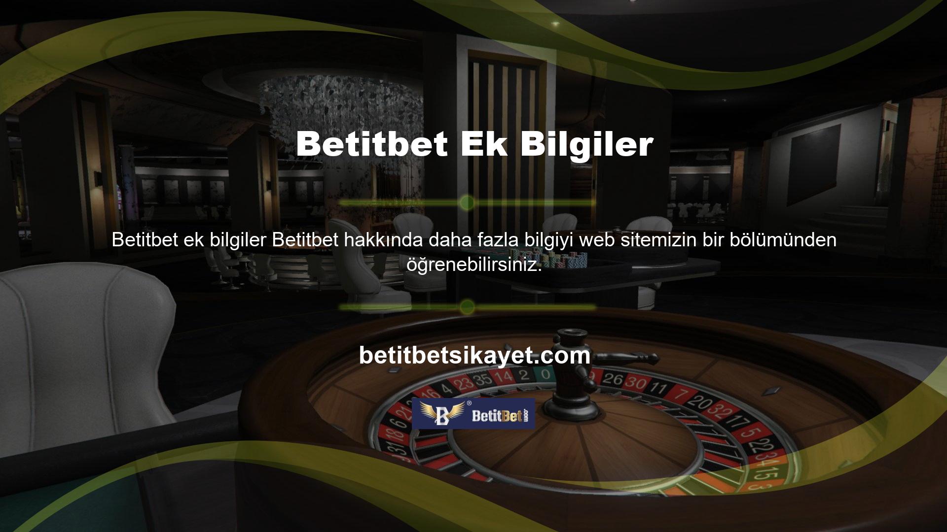 Betitbet bir üyenin hesabını kolayca bitirebilecek bir site