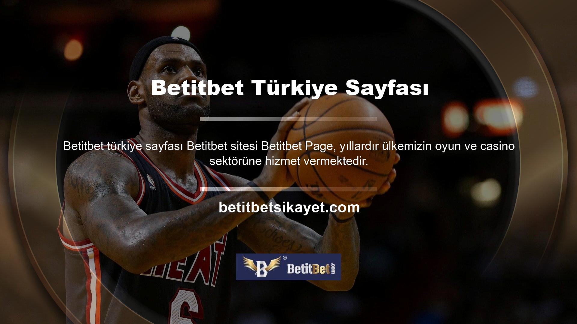 Siteyi kullanmak için aşağıdakileri yapmanız gerekir: Betitbet hesabınızla giriş yapın